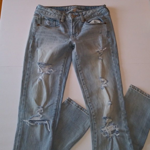 American Eagle Outfitters Denim - American Eagle | Skinny Distressed Jean 2 Long